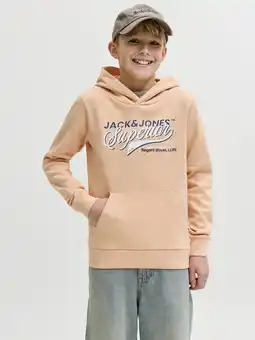 Wehkamp JACK & JONES JUNIOR hoodie beige aanbieding