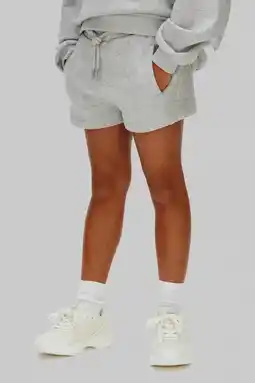 Wehkamp Calvin Klein sweatshort grijs melange aanbieding