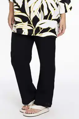 Wehkamp YOEK straight fit broek zwart aanbieding