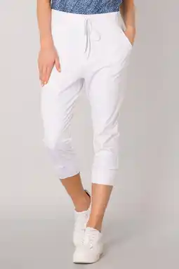 Wehkamp ES&SY cropped relaxed broek wit aanbieding