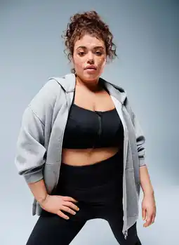 Wehkamp ACTIVE By Zizzi Plus Size sportvest lichtgrijs aanbieding
