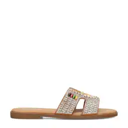 Wehkamp POSH by Poelman May slippers cognac aanbieding
