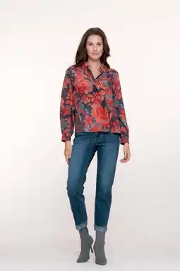 Wehkamp Geisha highwaist slim fit jeans medium blue denim aanbieding