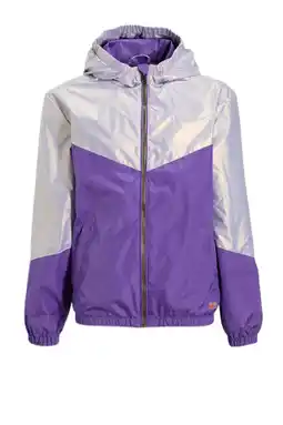 Wehkamp Orange Stars paarse metallic jas aanbieding