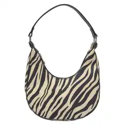 Wehkamp ONLY schoudertas ONLANNIKA met zebraprint zwart/ecru aanbieding