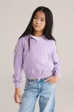 Wehkamp WE Fashion gebreide trui lila aanbieding