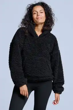 Wehkamp Poederbaas teddy sweater Four Seasons zwart aanbieding