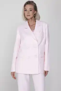 Wehkamp Accentil regular blazer lichtroze aanbieding