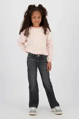 Wehkamp Vingino flared flared jeans grey denim aanbieding