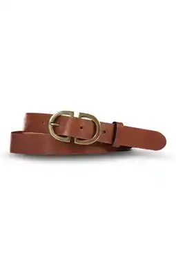 Wehkamp Expresso leren riem cognac aanbieding