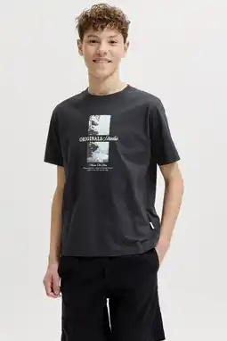 Wehkamp JACK & JONES JUNIOR T-shirt zwart aanbieding