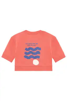 Wehkamp Noppies baby sweater met backprint rood aanbieding