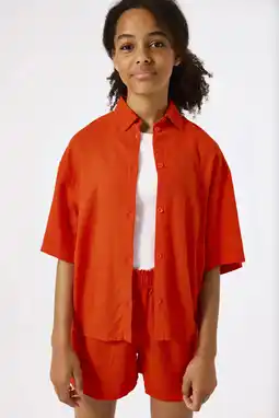Wehkamp Garcia loose casual short rood aanbieding