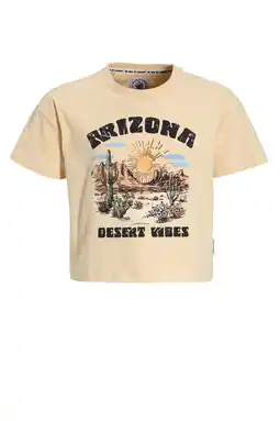 Wehkamp Me & My Monkey boxy T-shirt Amy ecru aanbieding