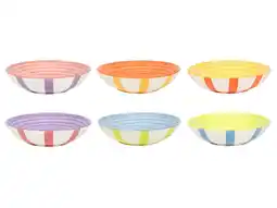 Wehkamp Cookinglife Diepe Borden / Pastaborden Summer Vibes ø 21 cm - 6 stuks aanbieding