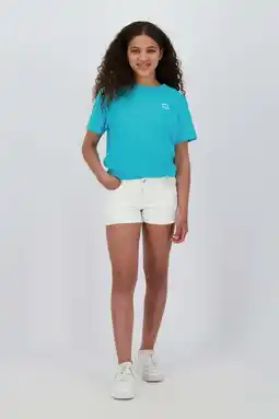 Wehkamp Raizzed regular denim short wit aanbieding