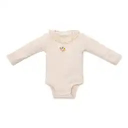 Wehkamp Little Dutch romper met ruches beige aanbieding
