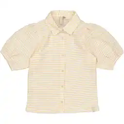 Wehkamp LEVV geruit blouse geel aanbieding