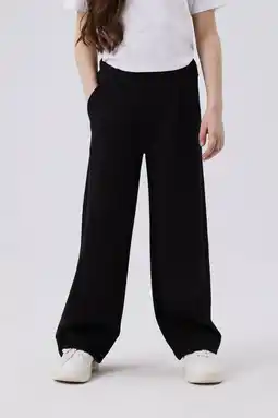 Wehkamp NAME IT KIDS straight fit broek NKFNAIDA zwart aanbieding