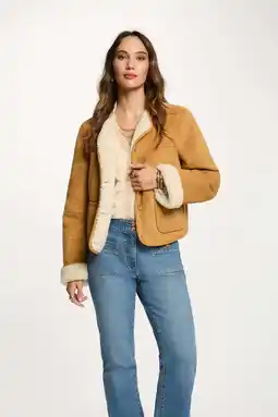 Wehkamp Morgan suede jasje camel aanbieding