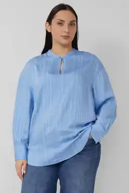 Wehkamp s.Oliver Curve blousetop lichtblauw aanbieding