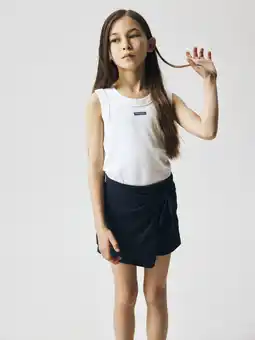 Wehkamp NAME IT KIDS skort gebreid donkerblauw aanbieding