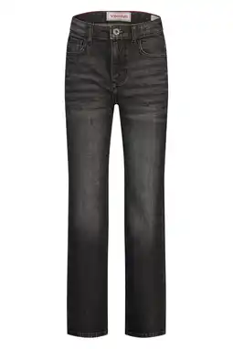 Wehkamp Vingino straight leg straight leg jeans black denim aanbieding