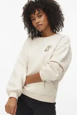 Wehkamp VERO MODA sweater met backprint aanbieding
