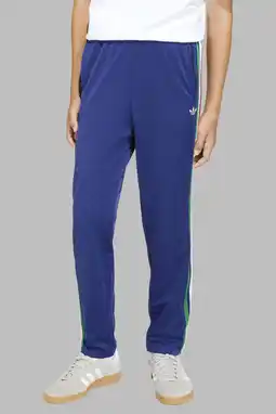 Wehkamp adidas Originals trainingsbroek Firebird blauw/groen/wit/rood aanbieding