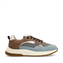 Wehkamp Manfield suède sneakers blauw aanbieding