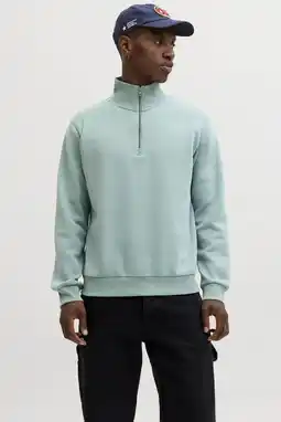Wehkamp JACK & JONES ESSENTIALS sweater turquoise aanbieding