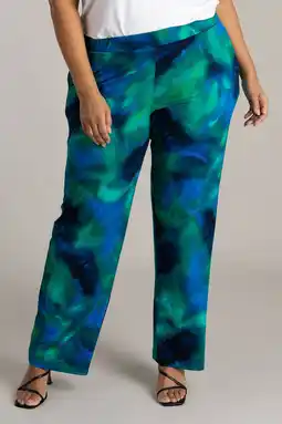 Wehkamp Colletta straight highwaist casual broek blauw aanbieding