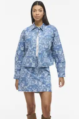 Wehkamp VILA spijkerjas light blue denim aanbieding