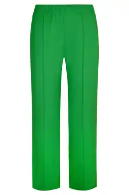 Wehkamp Miss Etam Plus straight regularwaist broek groen aanbieding
