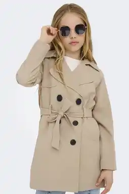 Wehkamp KIDS ONLY GIRL trenchcoat zand aanbieding