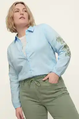 Wehkamp s.Oliver Curve blouse lichtblauw aanbieding