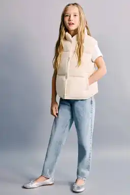 Wehkamp Mango Kids bodywarmer ecru aanbieding