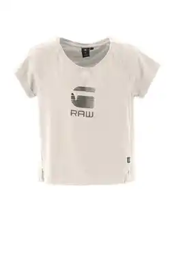 Wehkamp G-STAR T-shirt ecru aanbieding