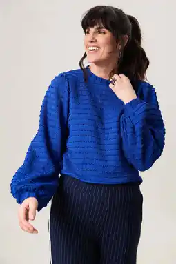 Wehkamp Miss Etam top blauw aanbieding