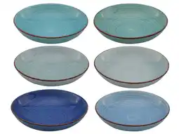 Wehkamp Cookinglife Pastaborden Delice Blauw ø 23 cm - 6 stuks aanbieding