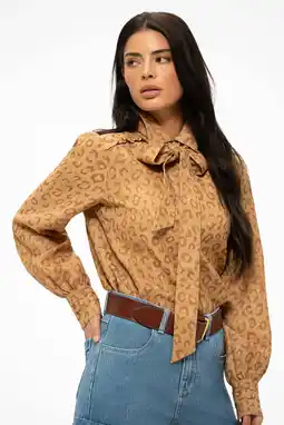 Wehkamp NIKKIE blouse camel aanbieding