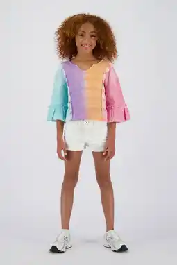 Wehkamp Vingino regular denim short wit aanbieding