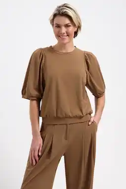 Wehkamp Lady Day top bruin aanbieding