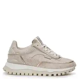 Wehkamp Floris van Bommel Grommi 02.12 suède sneakers taupe/goud aanbieding
