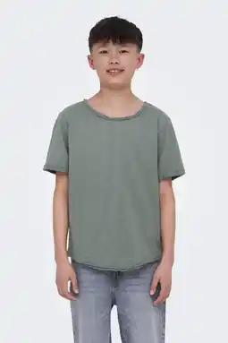 Wehkamp ONLY & SONS JUNIOR T-shirt grijs aanbieding
