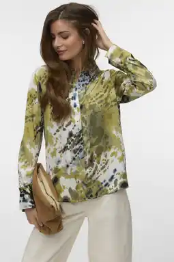 Wehkamp VERO MODA blouse groen aanbieding