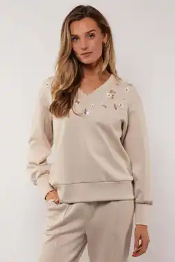 Wehkamp G-maxx sweater zand aanbieding