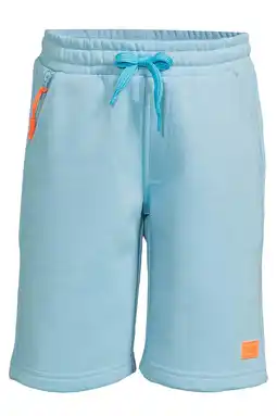 Wehkamp Orange Stars sweatshort lichtblauw aanbieding
