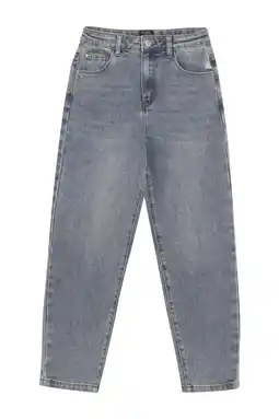 Wehkamp Indian Blue Jeans mom jeans light blue denim aanbieding