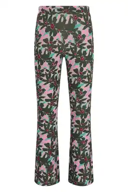 Wehkamp TYGO & vito jersey flared broek olijfgroen aanbieding